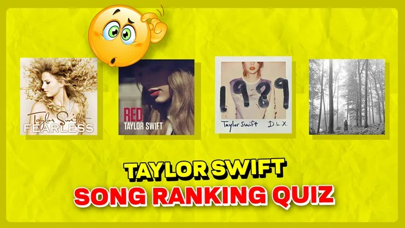 Taylor swift Song Ranking Trivia quiz 2024